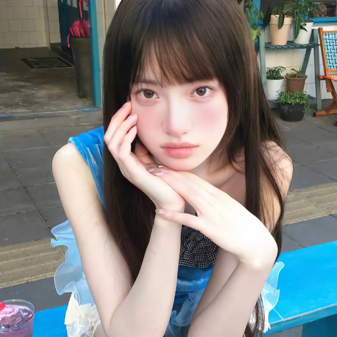 将蝴蝶藏于肩后